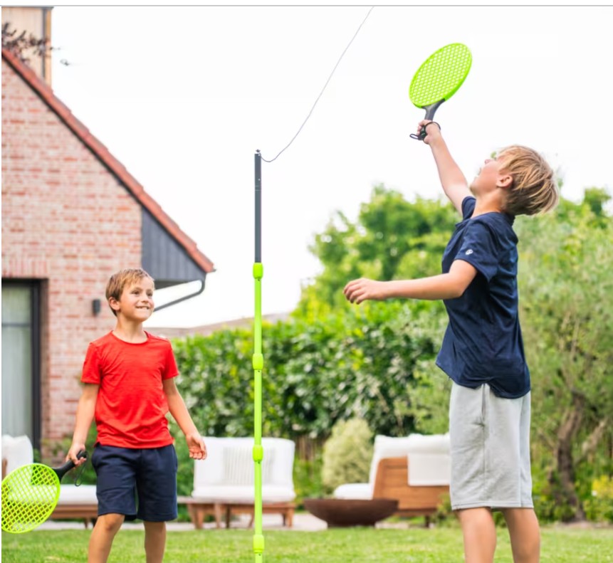 Pack De Speedball (1mât, 2 Raquettes Et 1 Balle) Turnball Junior Noir Jaune