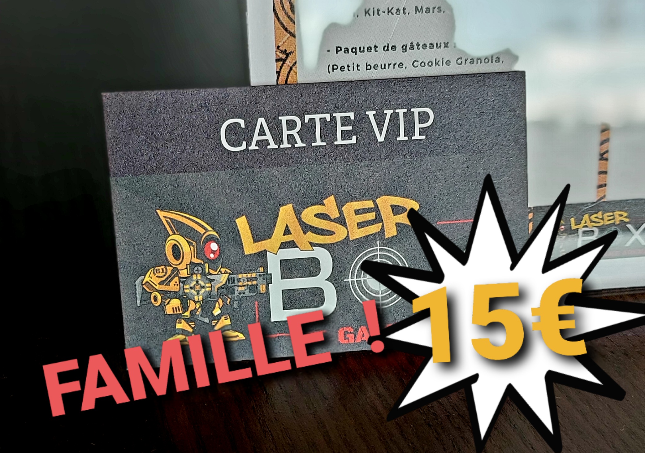 Carte Laserbox Vip Famille