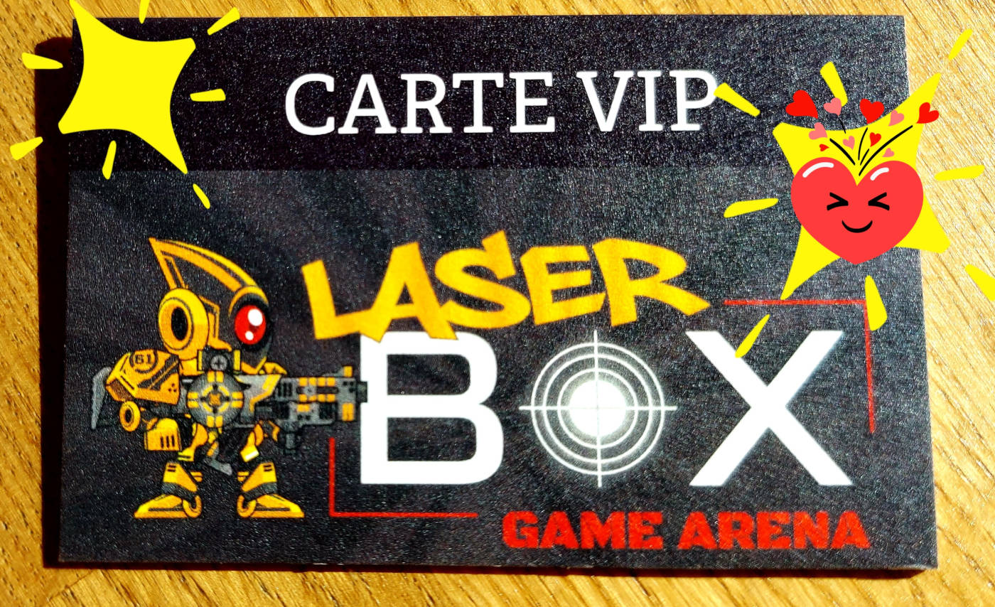 Carte Laserbox Vip Individuelle