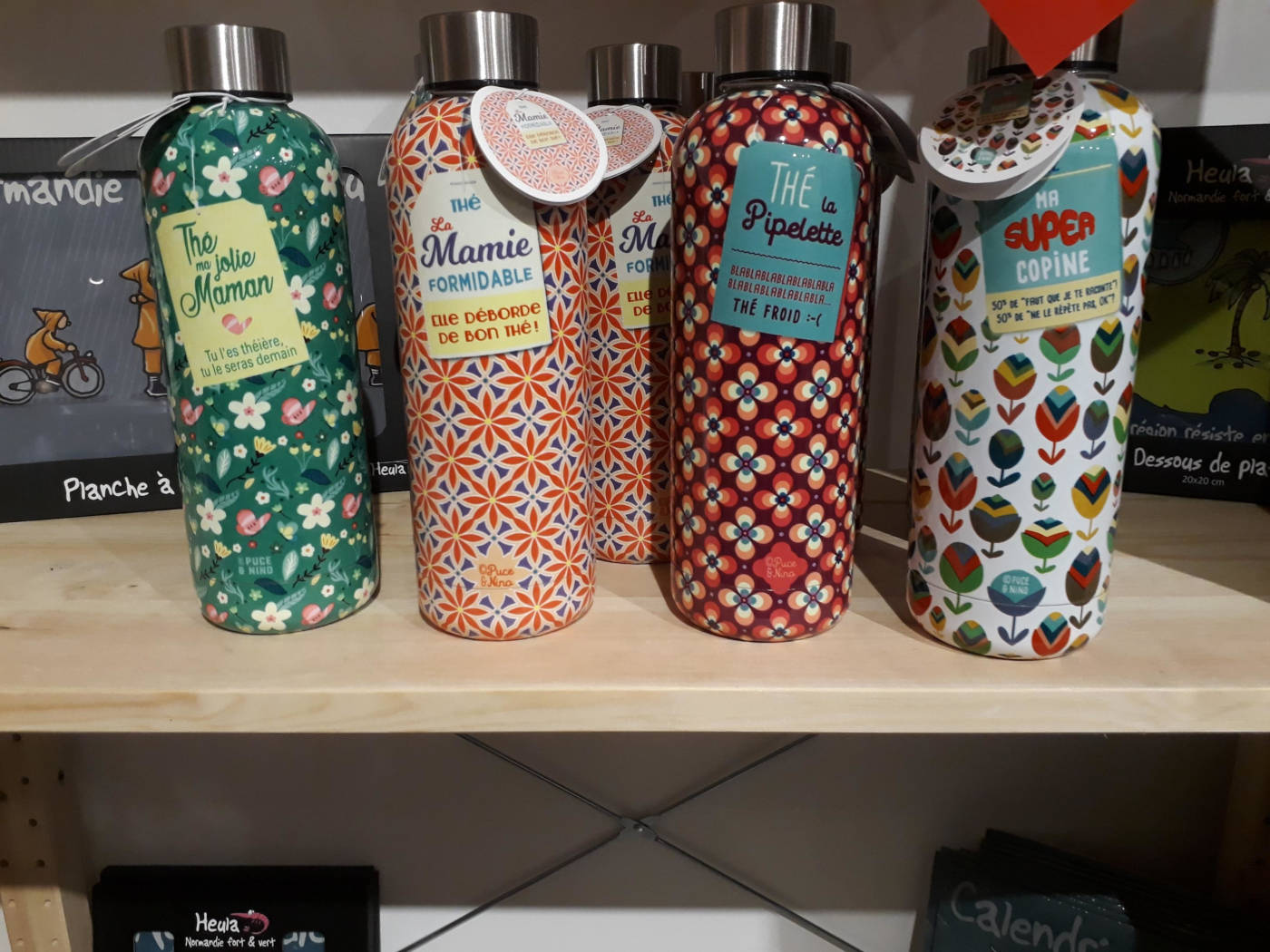 Bouteille Isotherme Puce et Nino