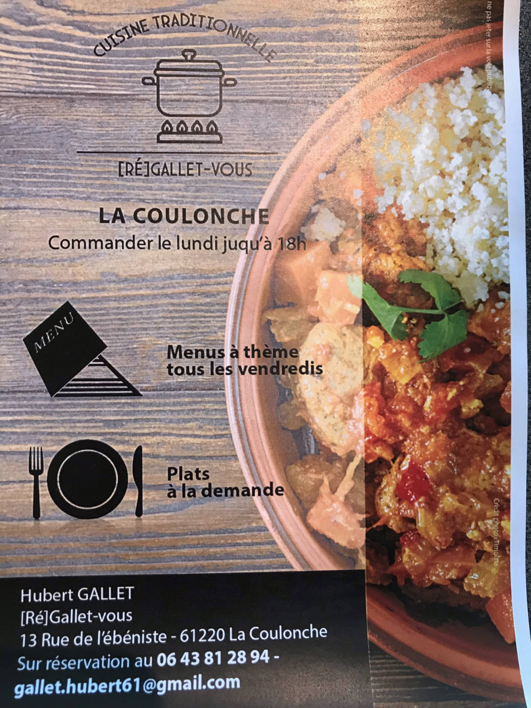 Cuisine Traditionnelle Ré-Gallet Vous