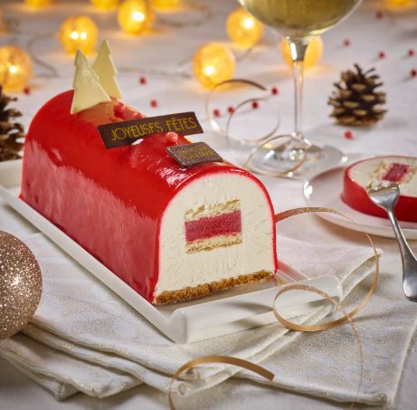 Bûche Cheesecake Framboise Mie Câline