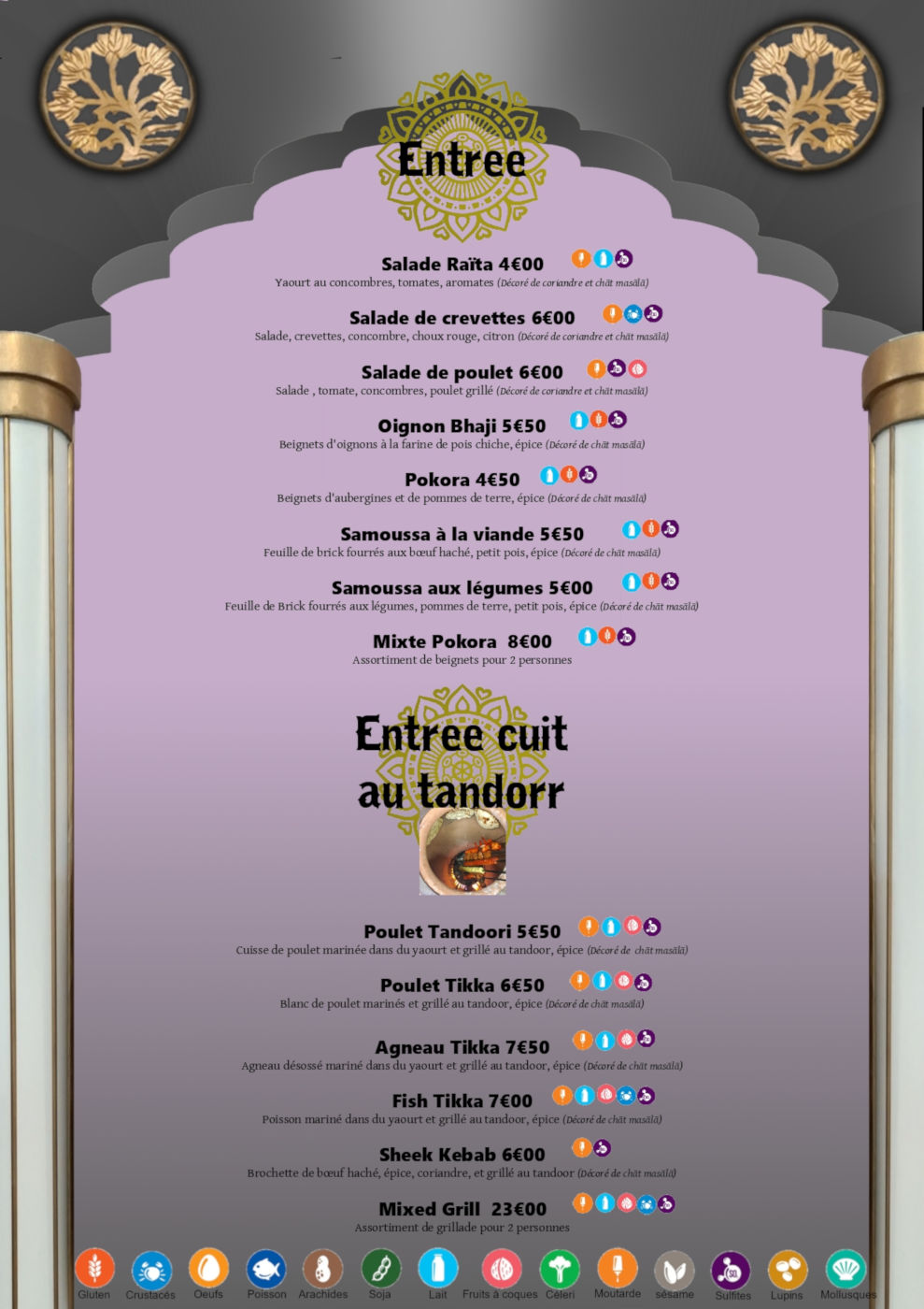 Entrées Bharati Flers