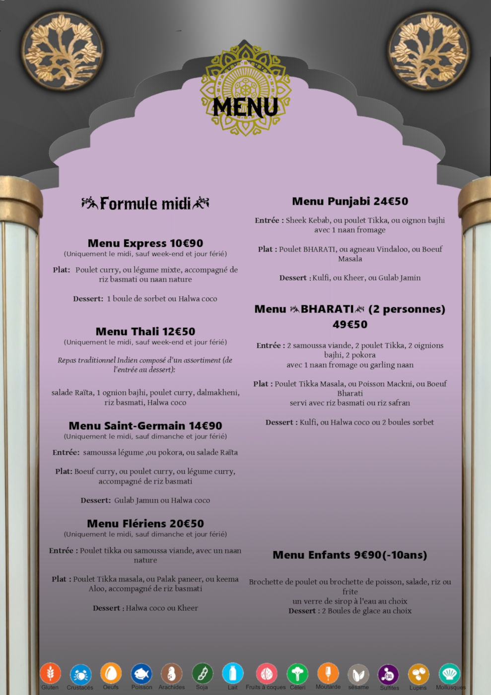 Menus Bharati Flers