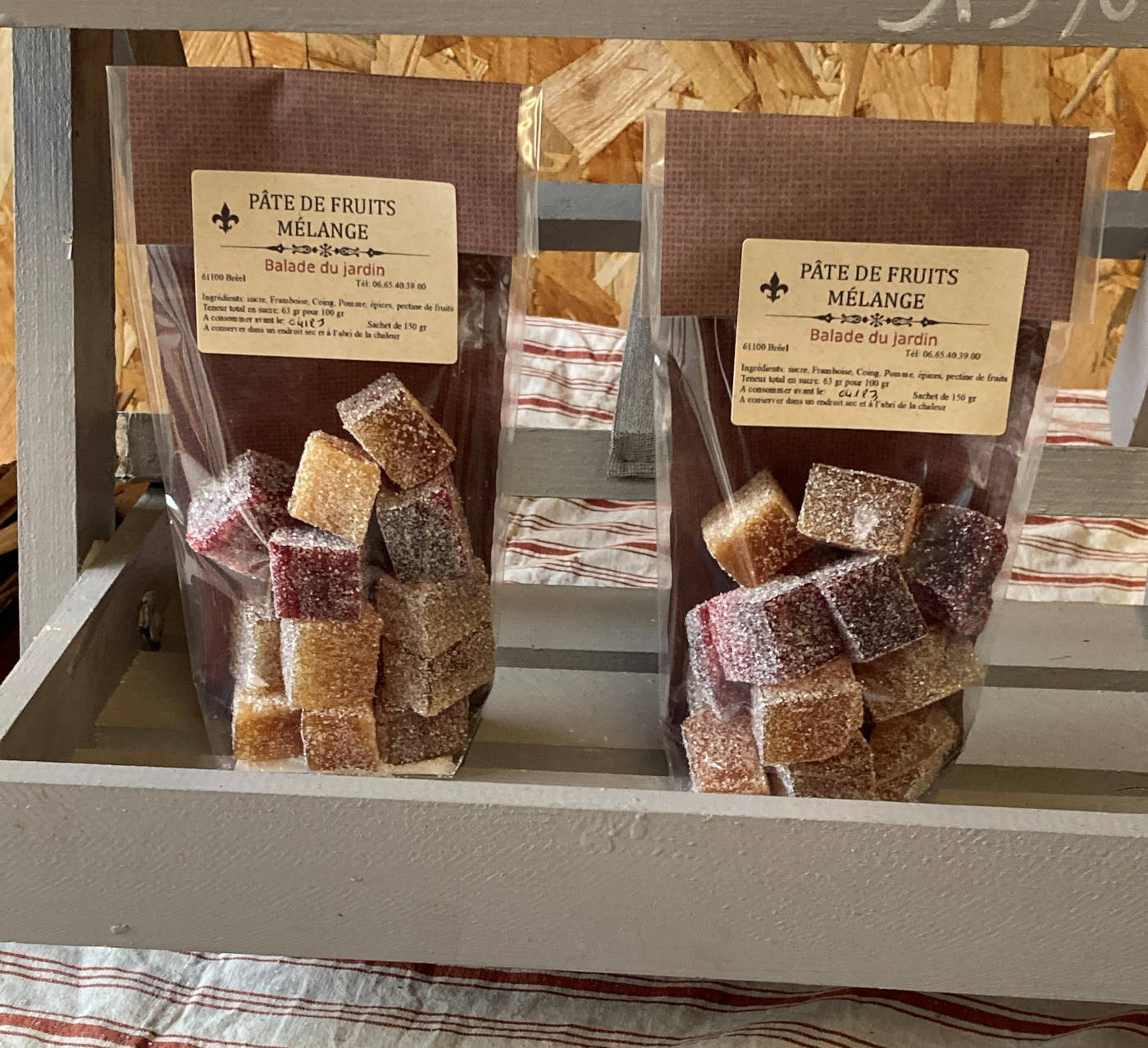 Sachet De Pâtes De Fruits Aux 3 Parfums