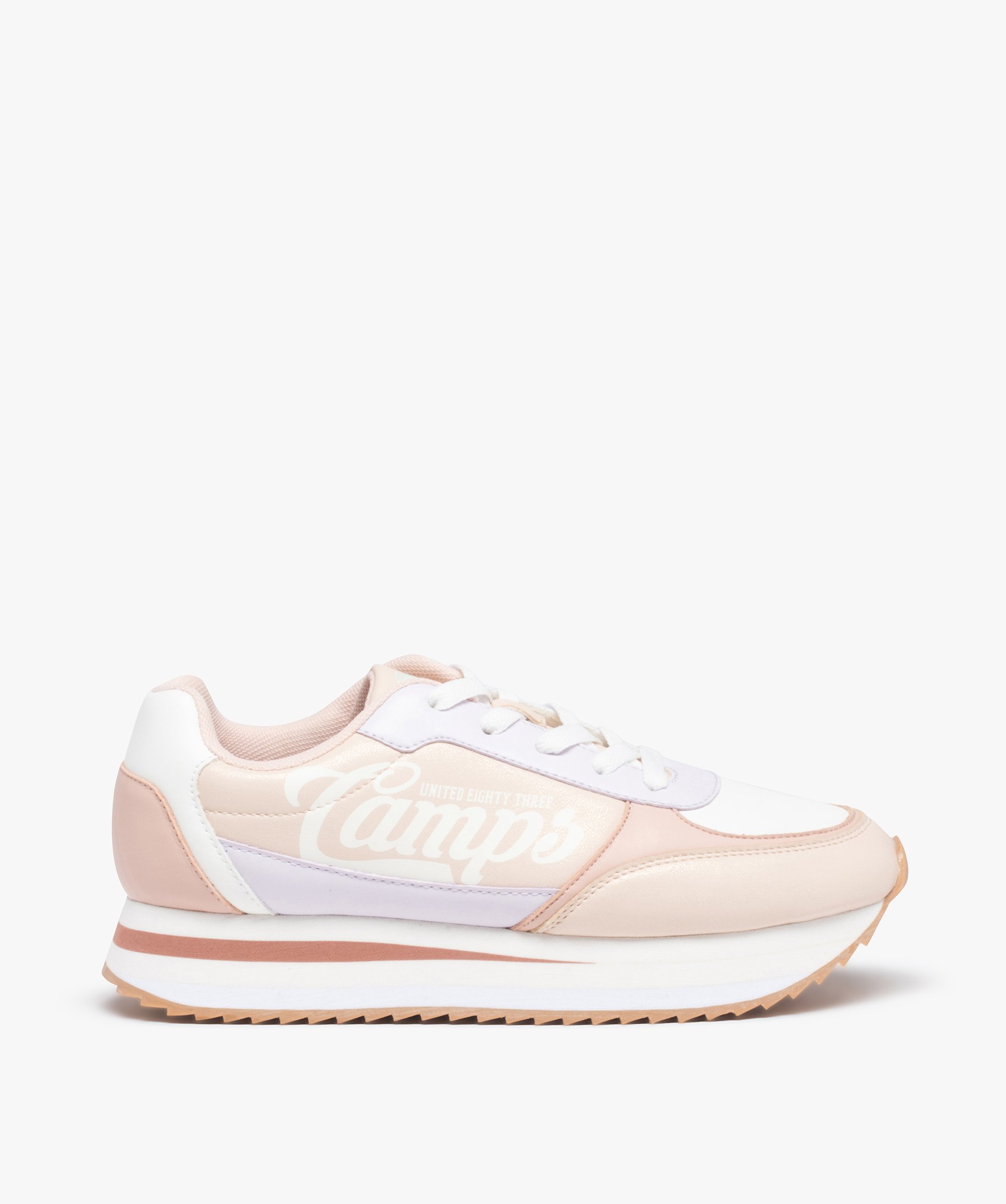 Baskets Fille Camps United Rose