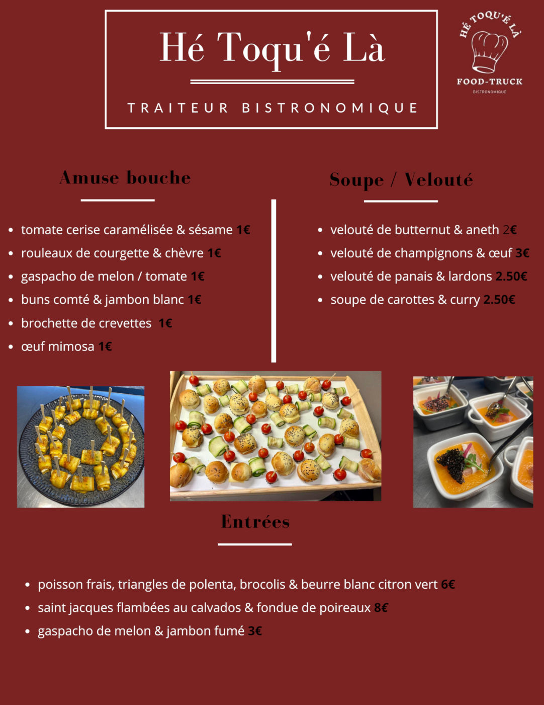 Traiteur Hé Toqu&rsquo;é Là