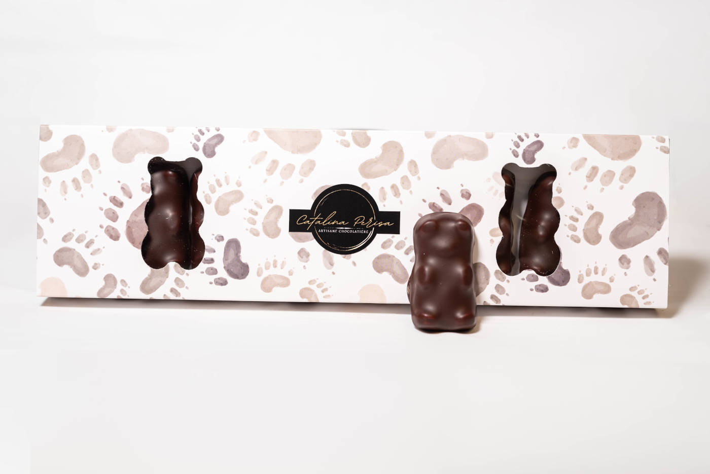 Coffret Oursons Guimauve Chocolat Noir