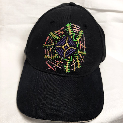 Casquette Adulte Peinte à La Main