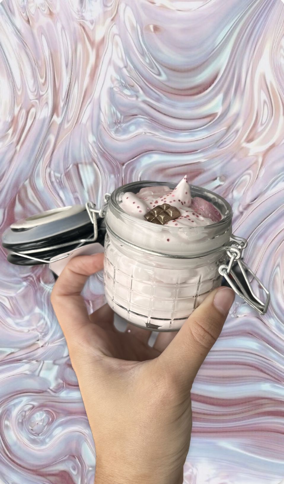 Fondant barbe à papa