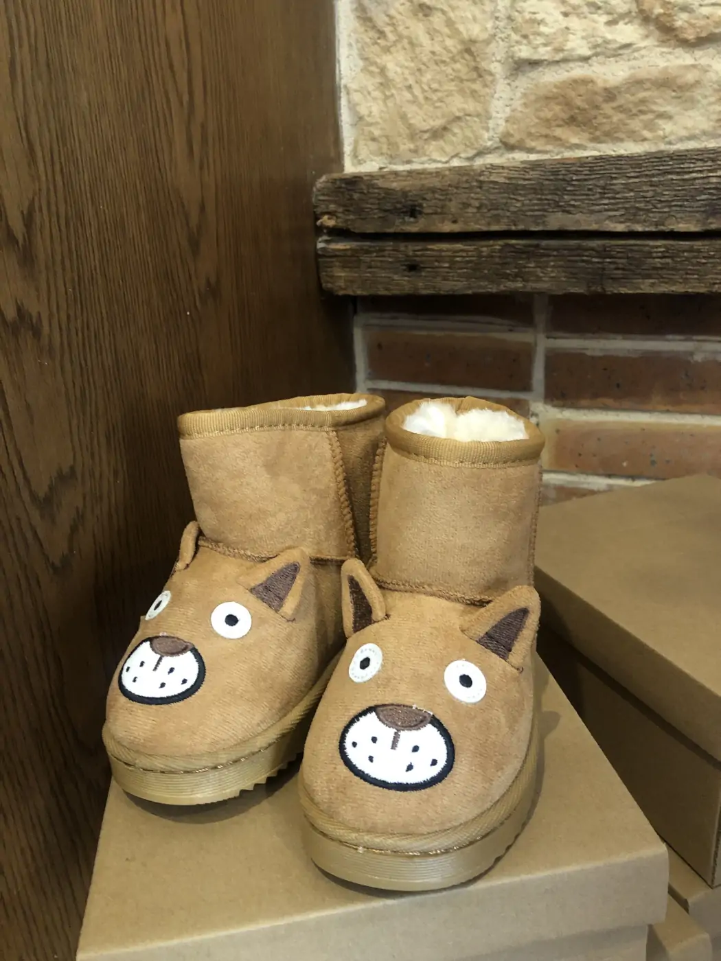 Bottines fourrées Fille