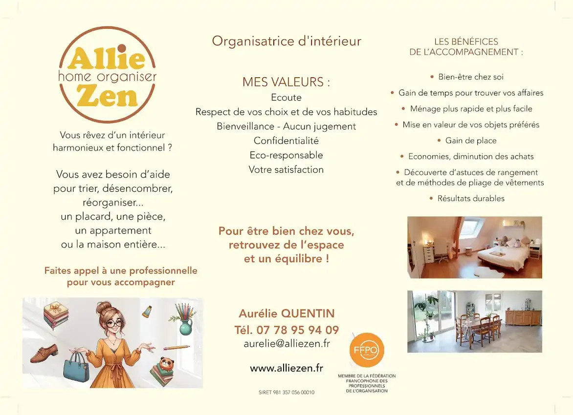 Allie Zen Home Organiser