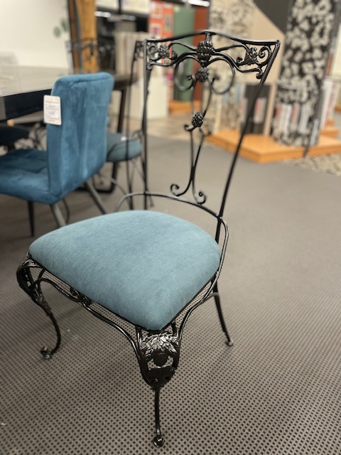 Chaise en fer forgé