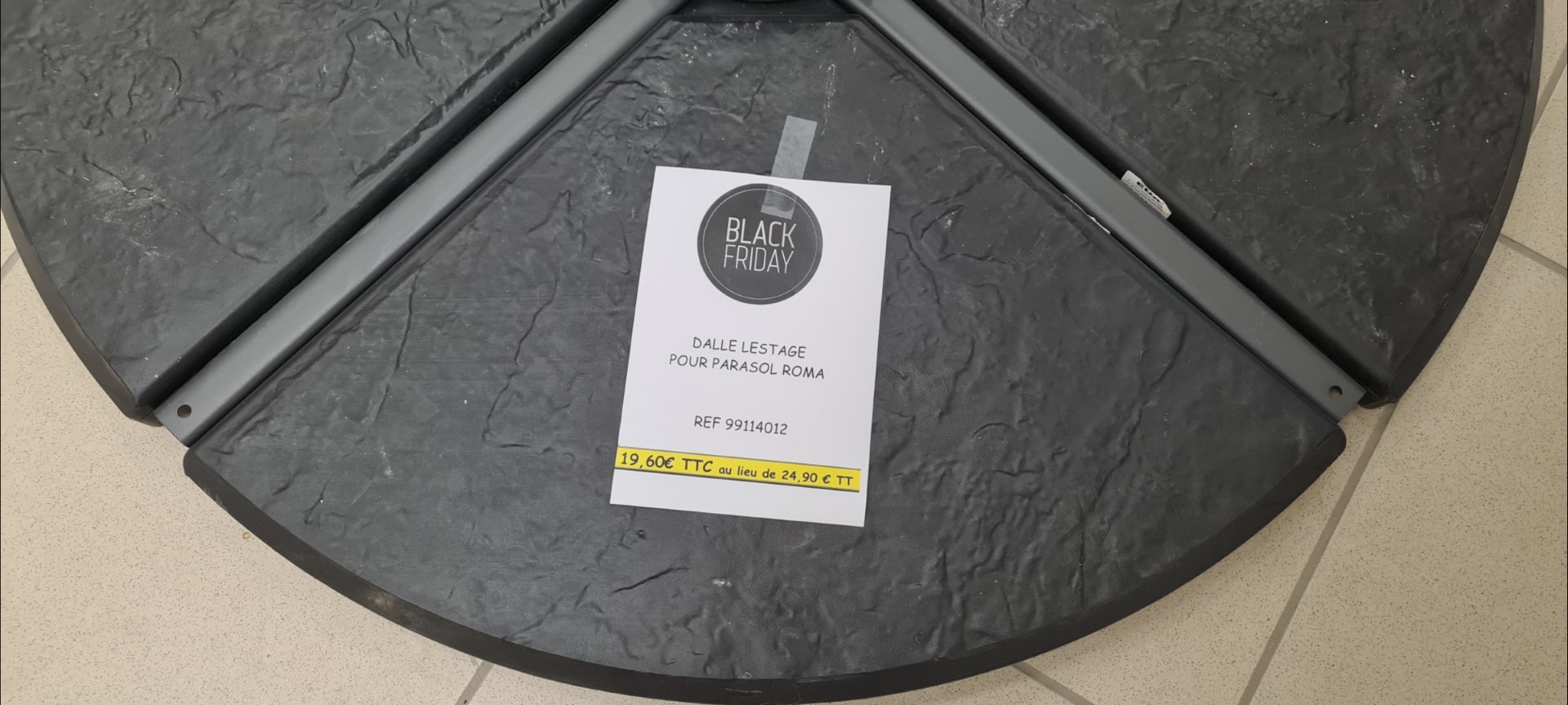 Dalle Lestage Pour Parasol