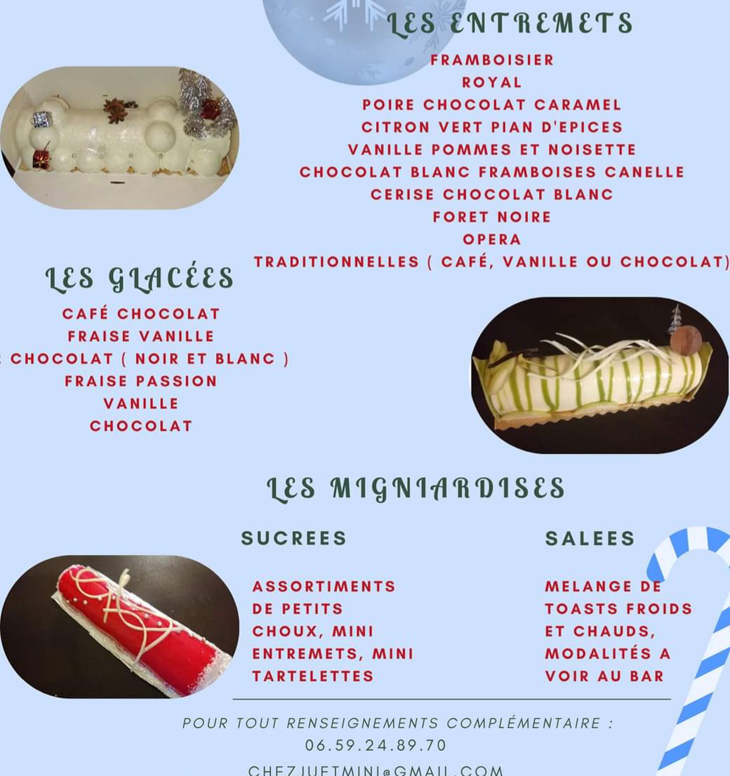 Bûches De Noel Chez Ju et Mini