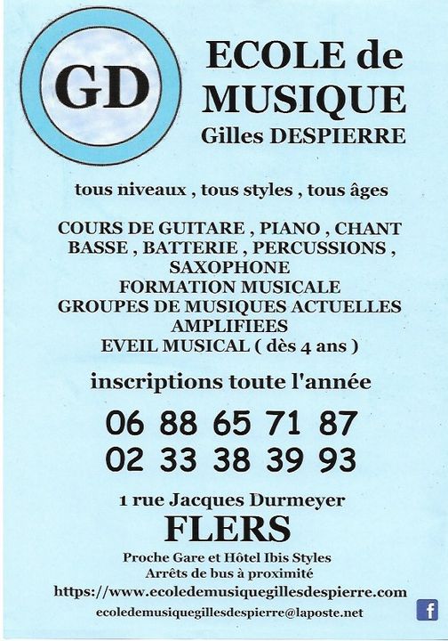 Ecole De Musique Et De Chant Flers 2025/2026