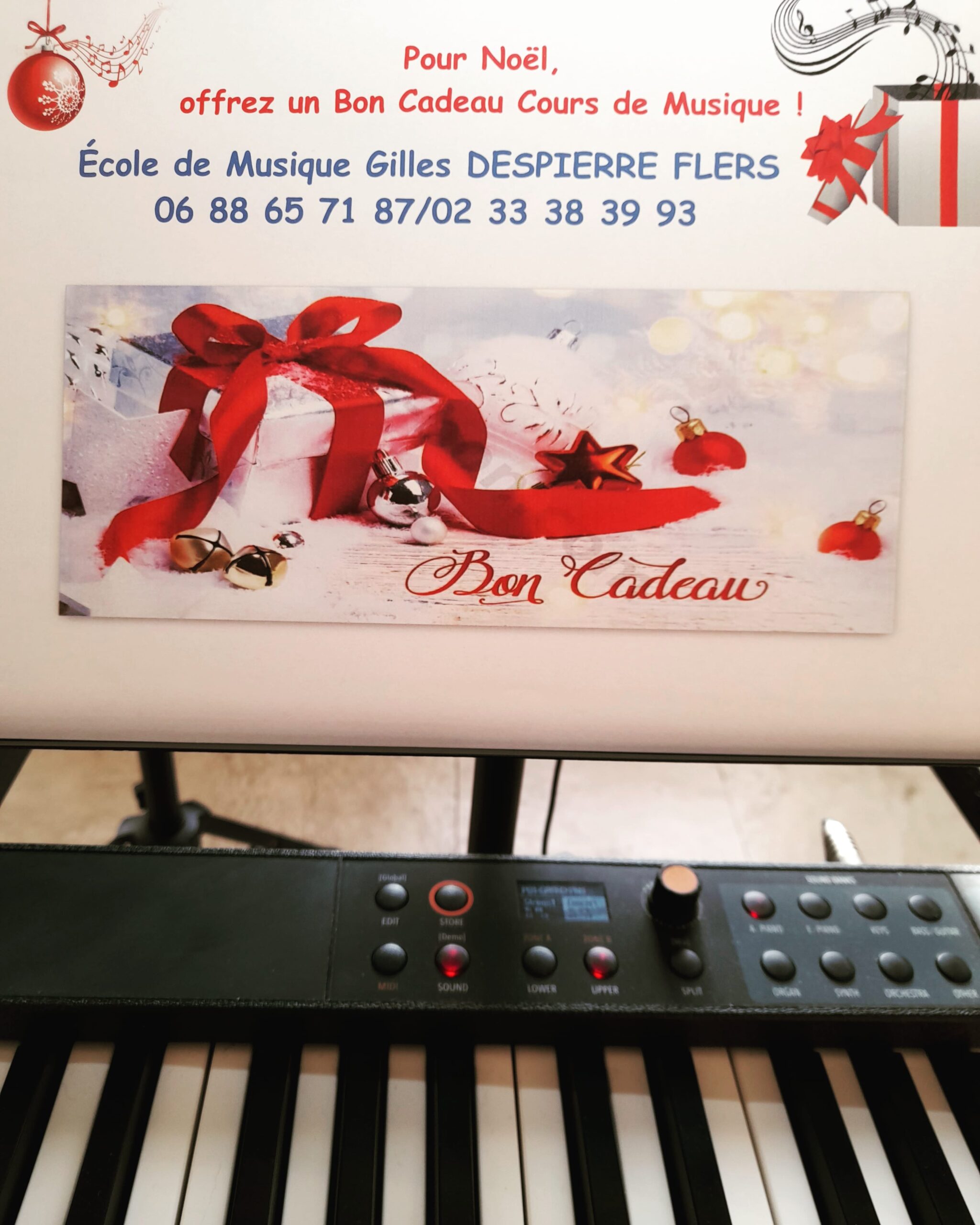 Bon Cadeau 2025/2026 Cours De Musique Et De Chant
