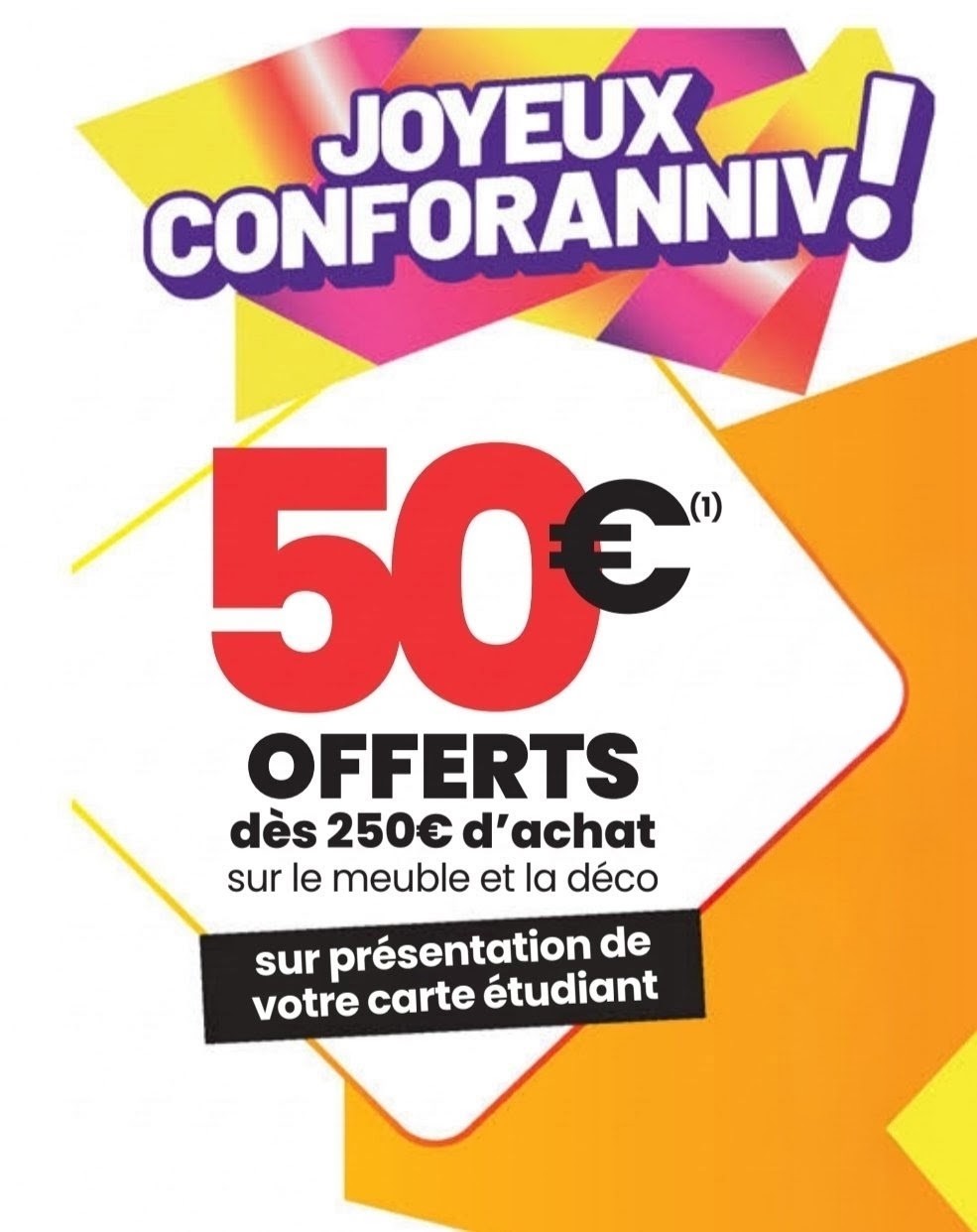 50 € Offerts Pour Les étudiants