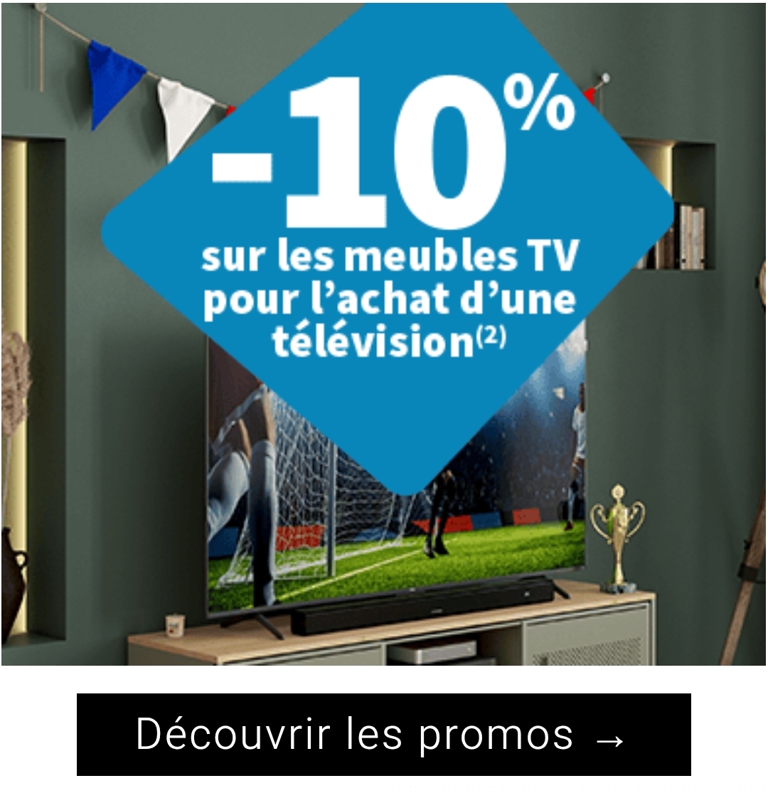 Coupe Du Monde Foot  -10% Sur Une Sélection De Meuble Tv