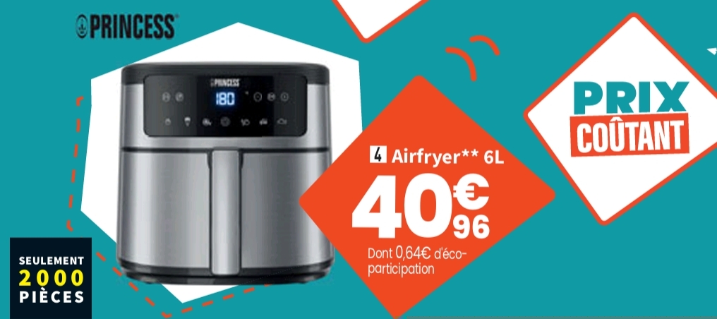 Friteuse Airfryer Princess 01.182463.01.001 Princess. >24/08