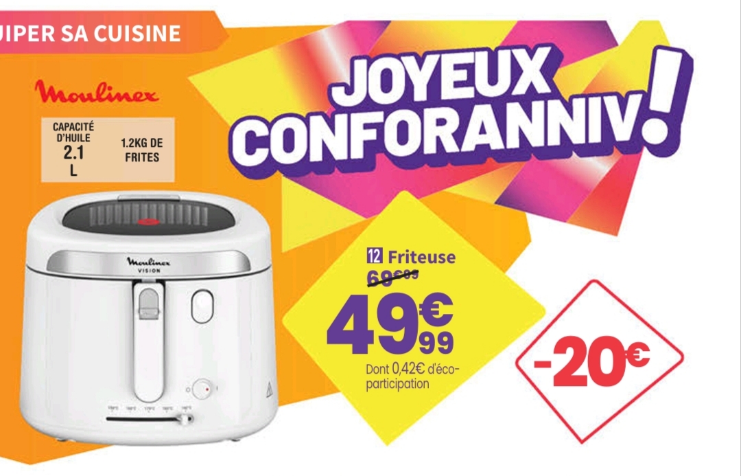 Friteuse Classique Moulinex Af2521e0. > 28/09