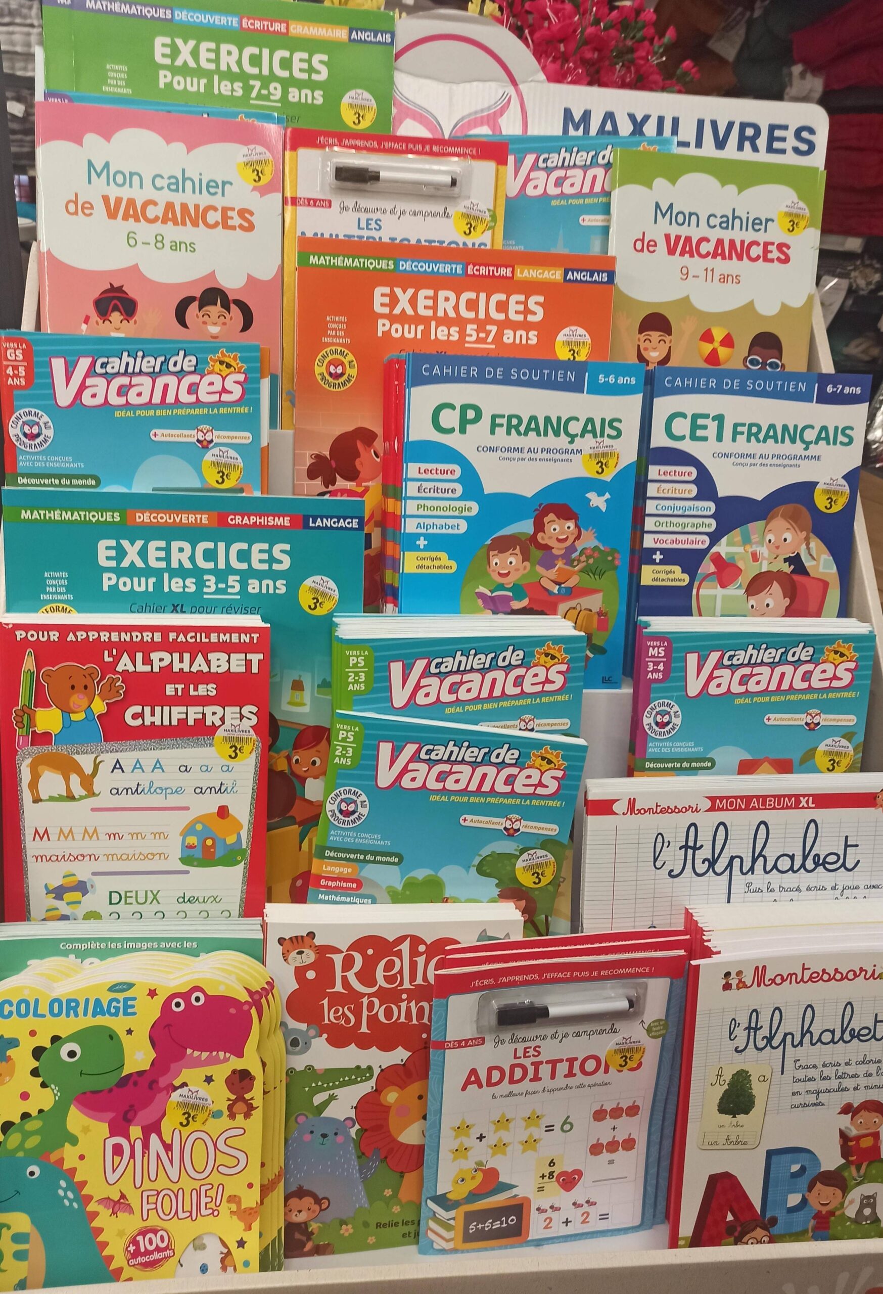 Cahiers d&rsquo;activités