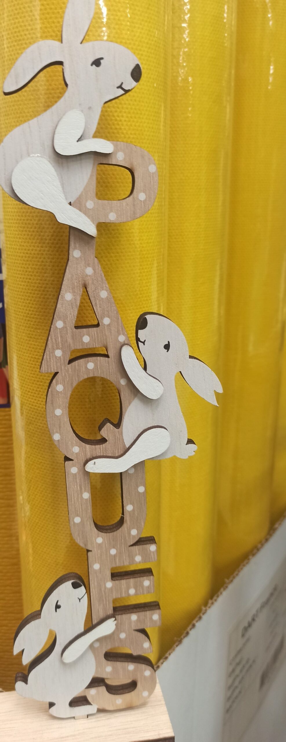 Décoration En Lettres De Pâques