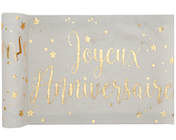 Chemin De Table Joyeux Anniversaire