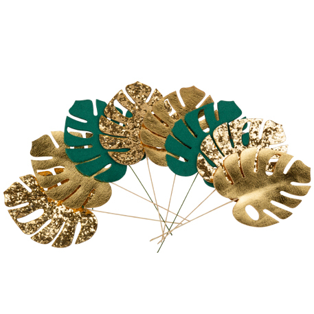 8 Jolies Feuilles Tropicales