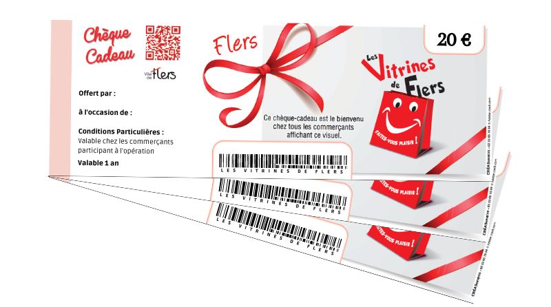 Chèque Cadeau 20€ Les Vitrines De Flers