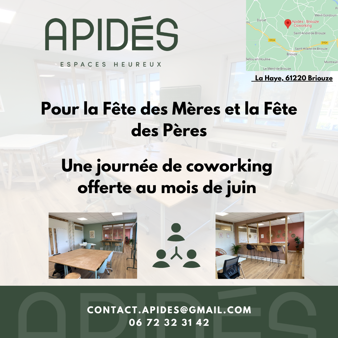 Une Journée De Coworking  Offerte Au Mois De Juin
