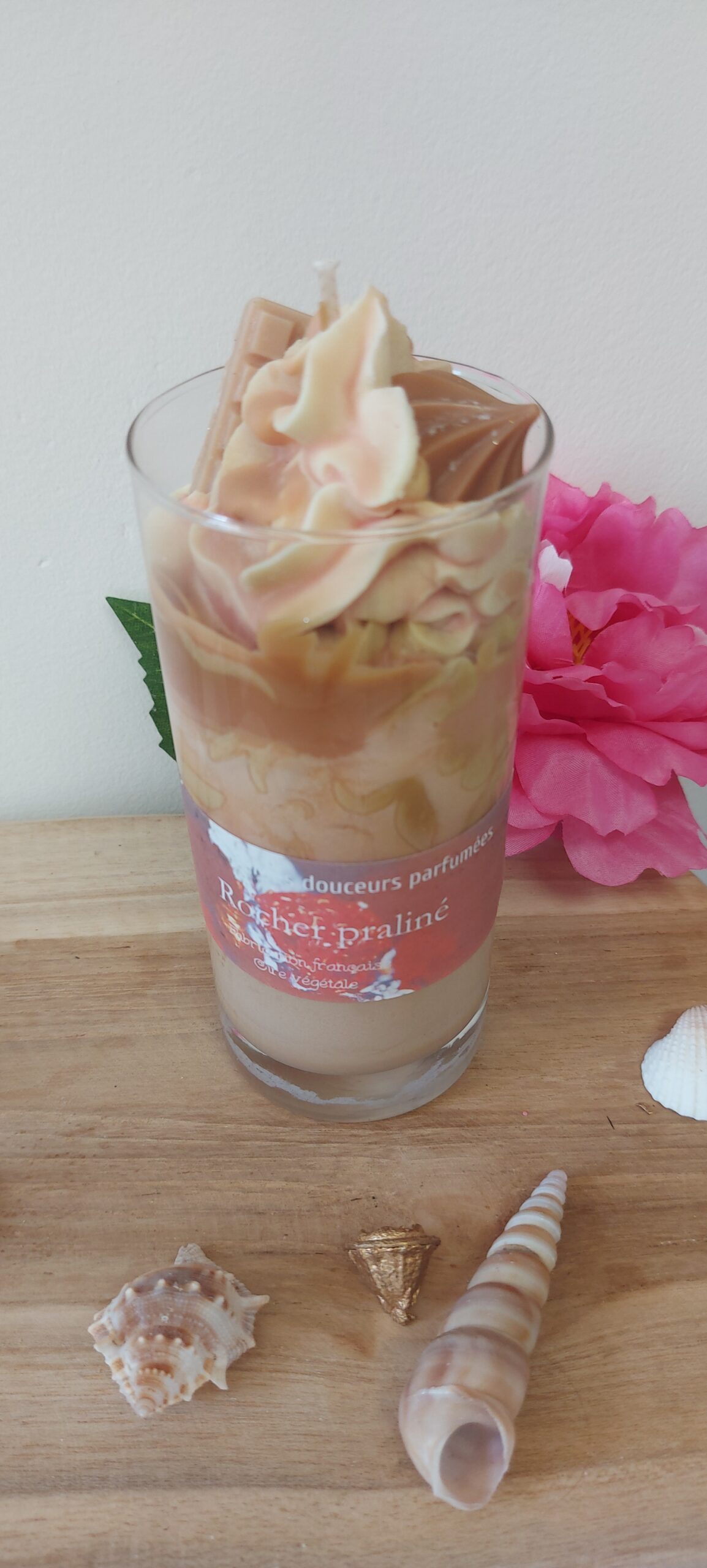 Bougie Douceur Rocher Praliné