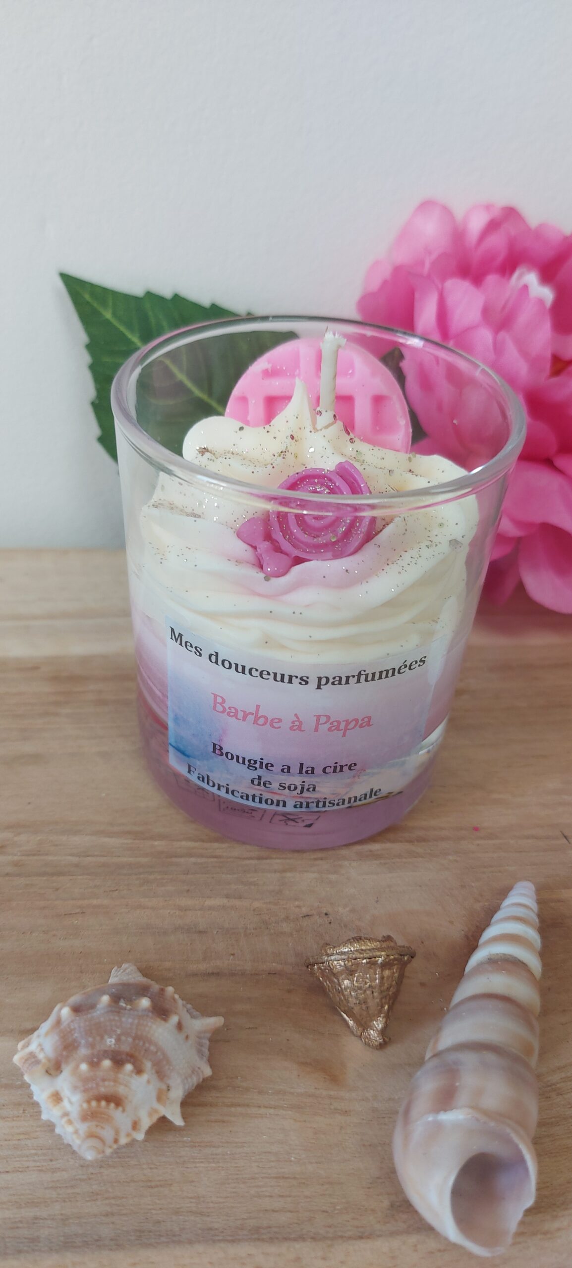 Verrine Bougie Barbe A Papa