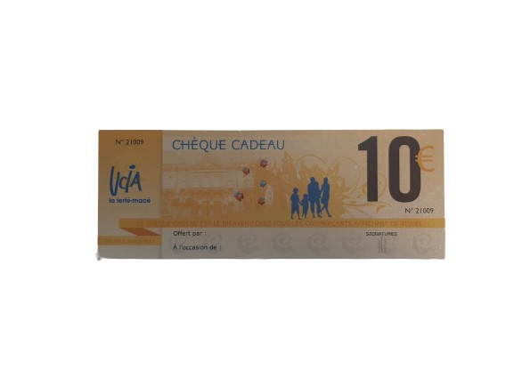 Chèque Cadeau 10€ UCIA La Ferté Macé