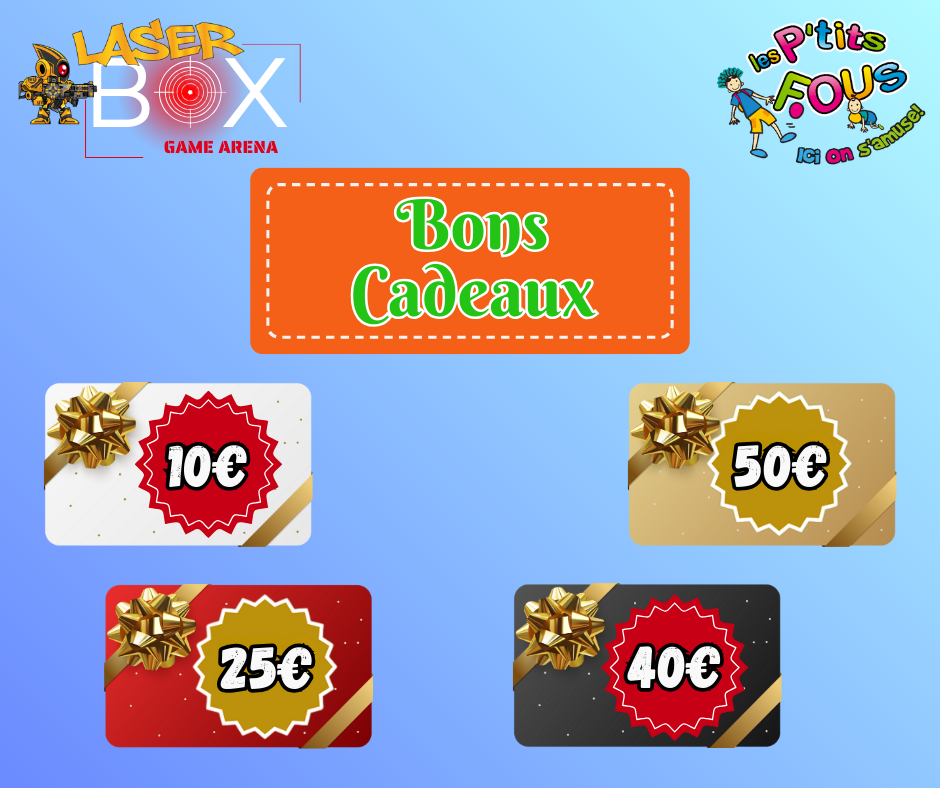 Bons Cadeaux Les P’tits Fous