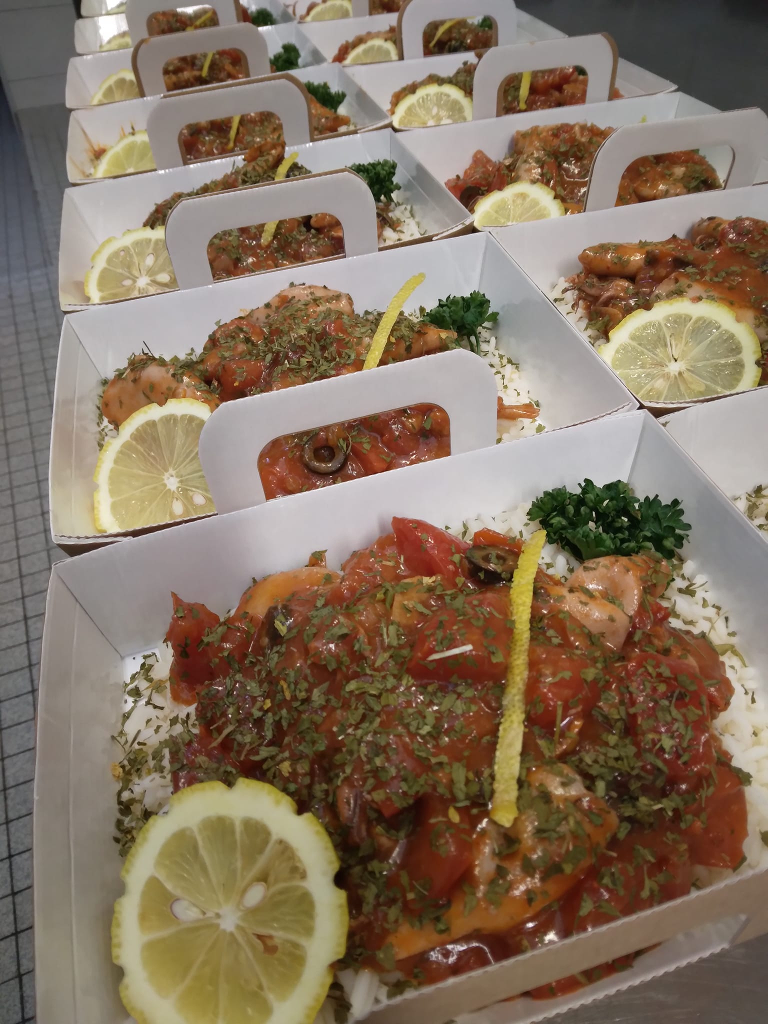 Les Chipirons à La Basquaise (piment D&rsquo;espelette)