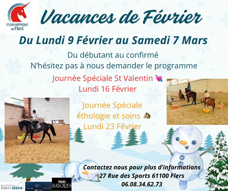 Stage Vacances De Février