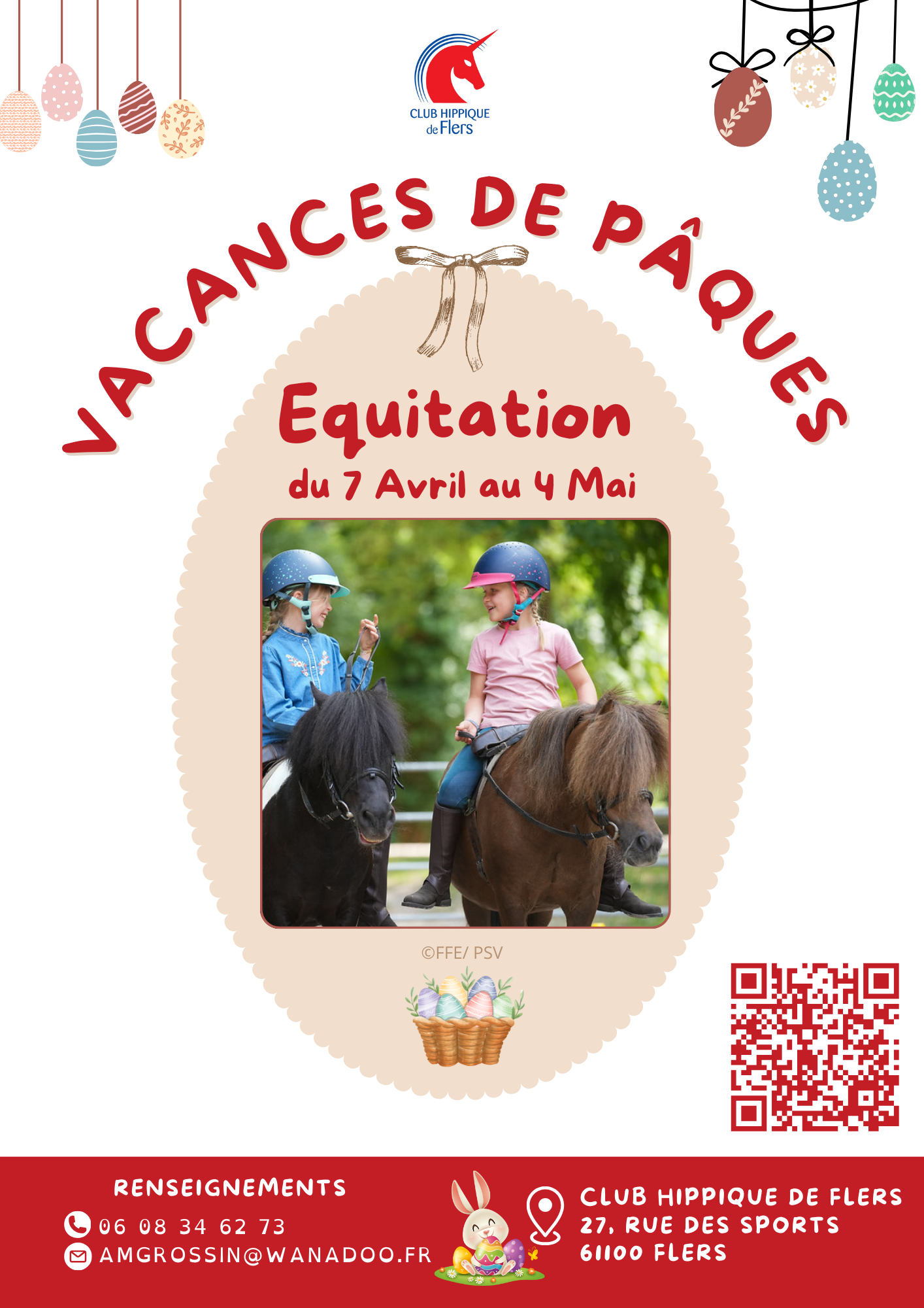 Stage Vacances D&rsquo;avril