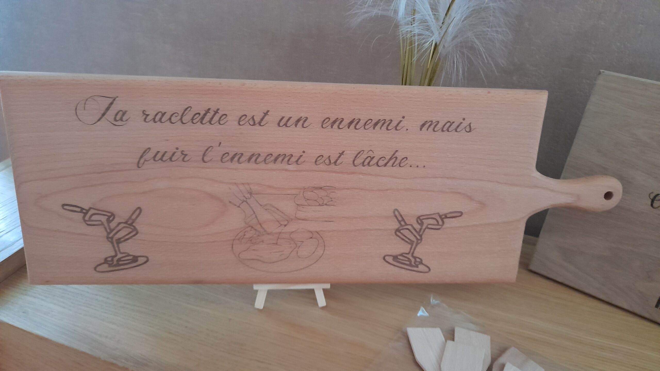 Planche De Présentation Spéciale Raclette