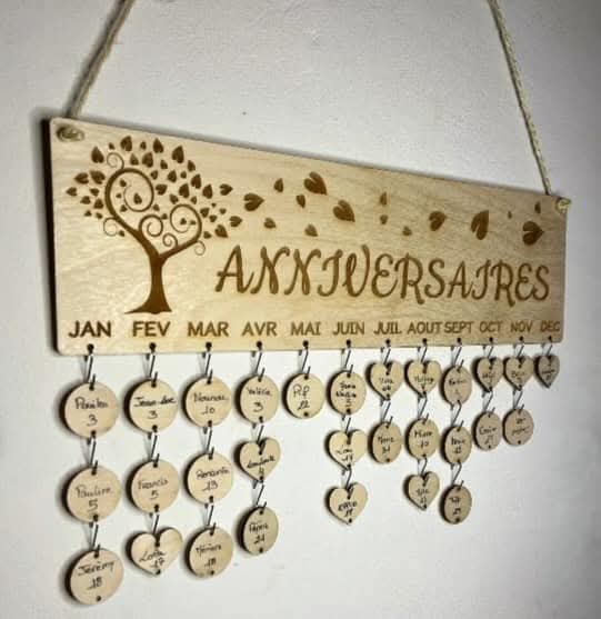 Memo Dates Anniversaire