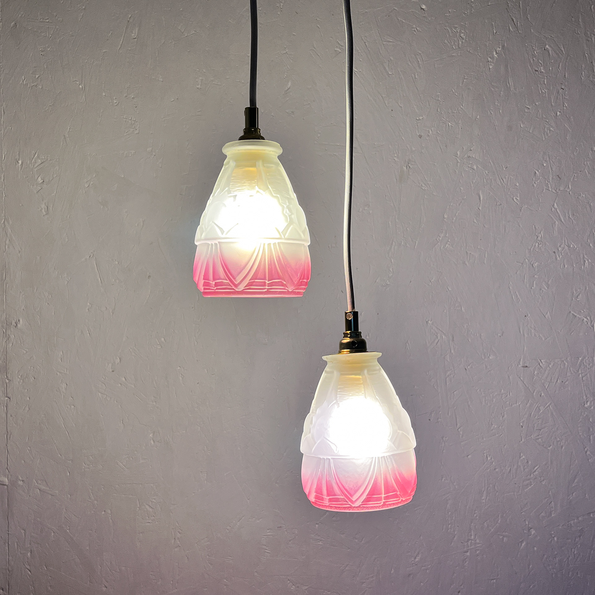 Suspension Art Déco En Duo