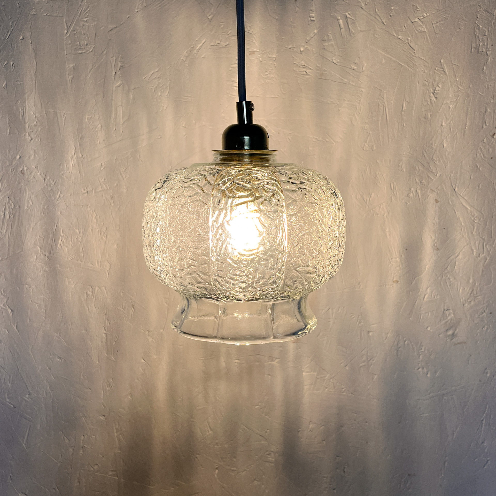 Suspension Globe Vintage à Facettes