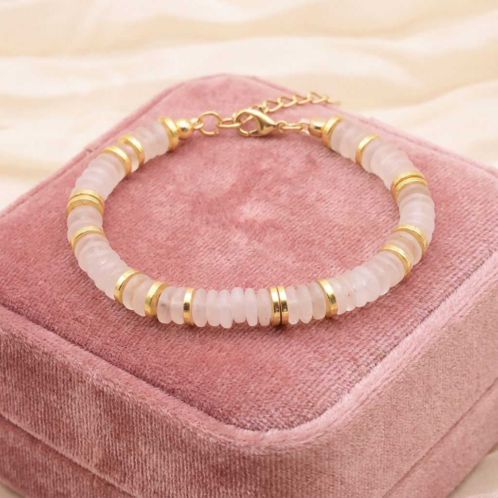 Bracelet Quartz Rose – Collection éclats Célestes