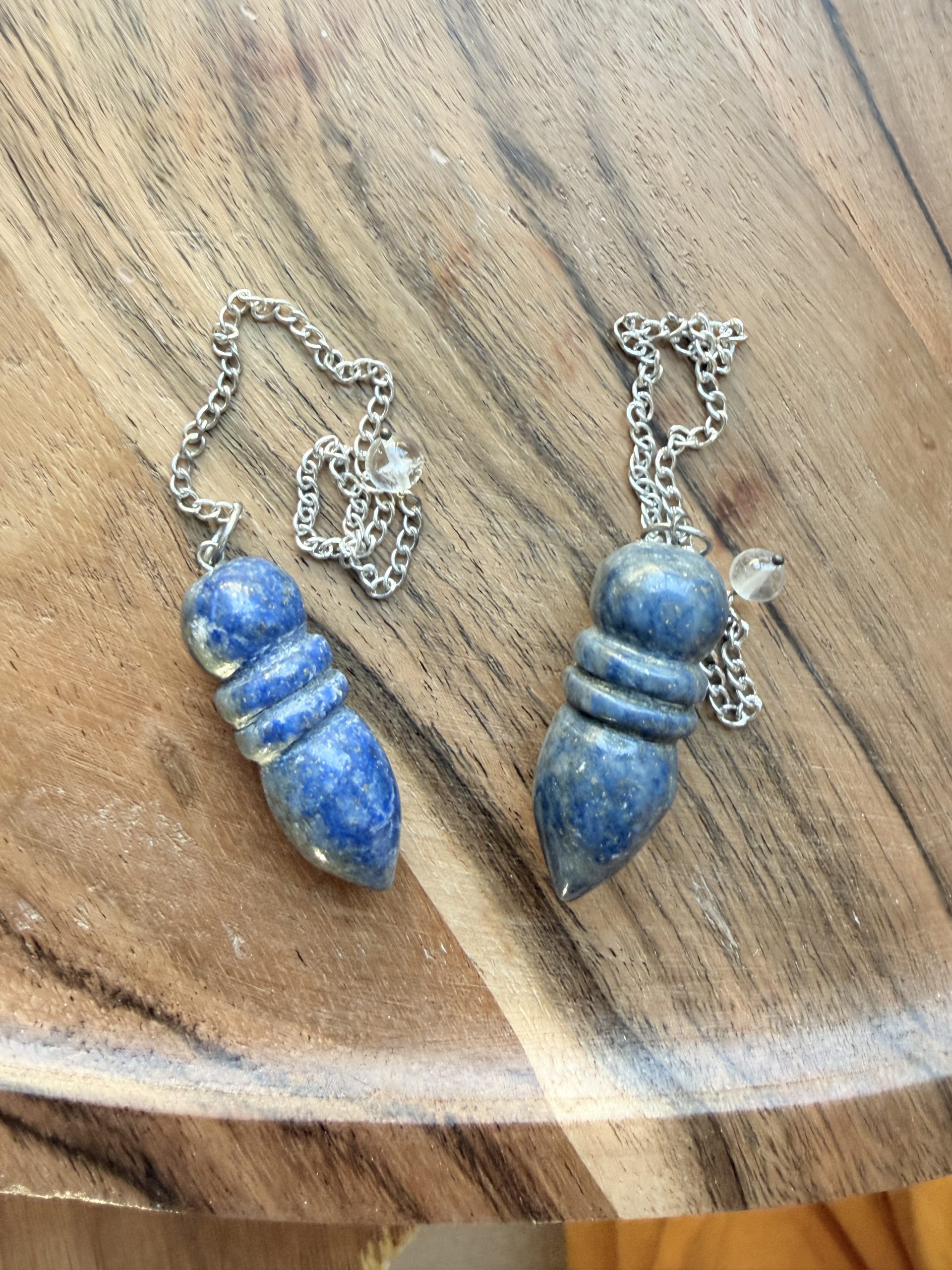 Pendule Hexagonal Lapis Lazuli Ab