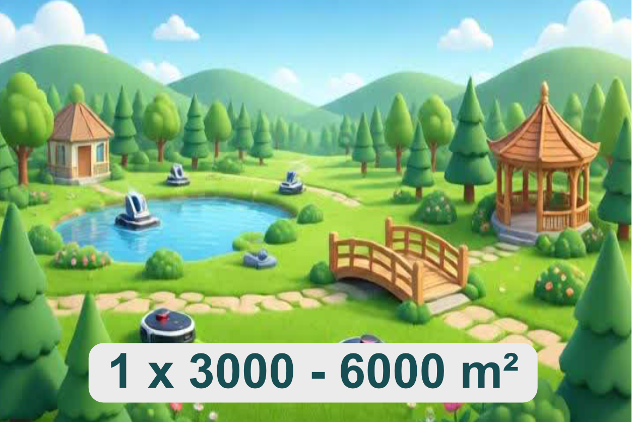 1 Tonte Pack Solo 3000-6000m²