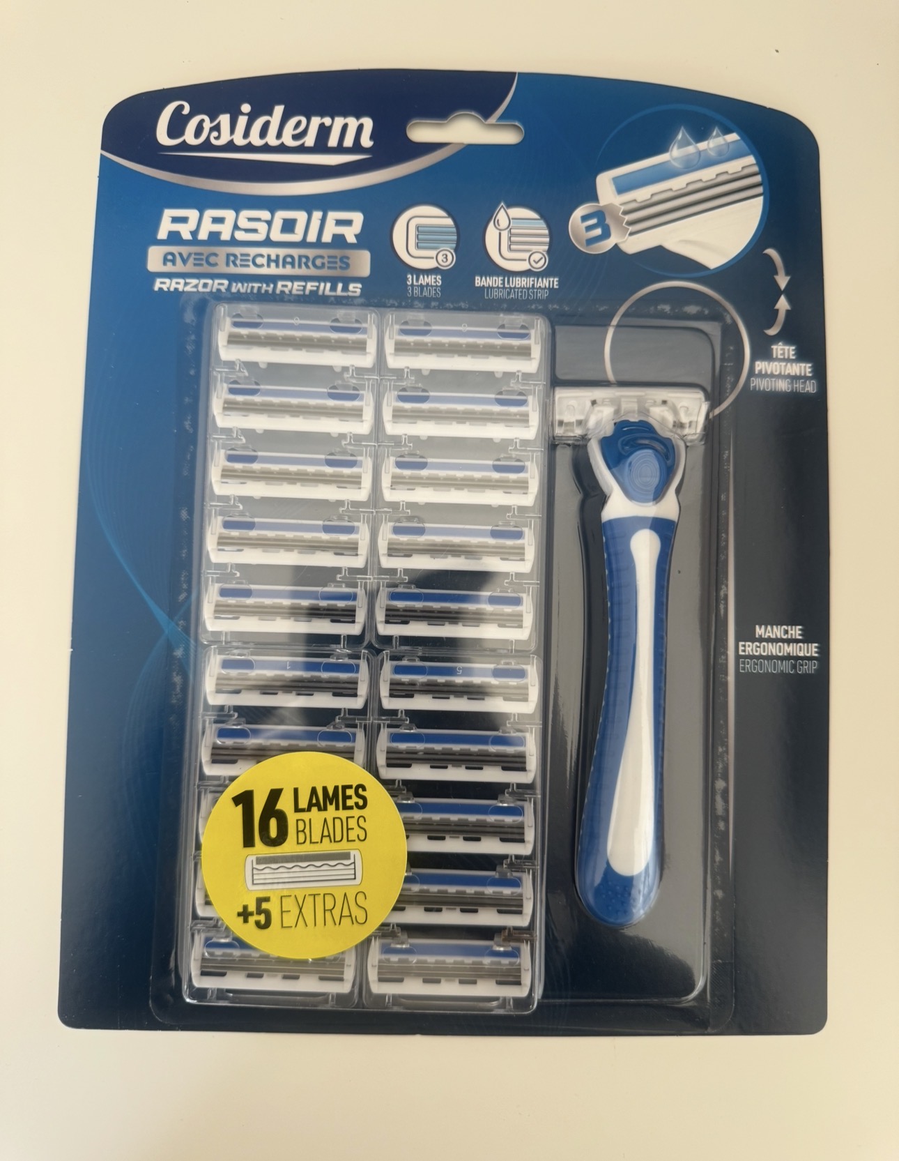 Cosiderm Rasoir Avec Recharges