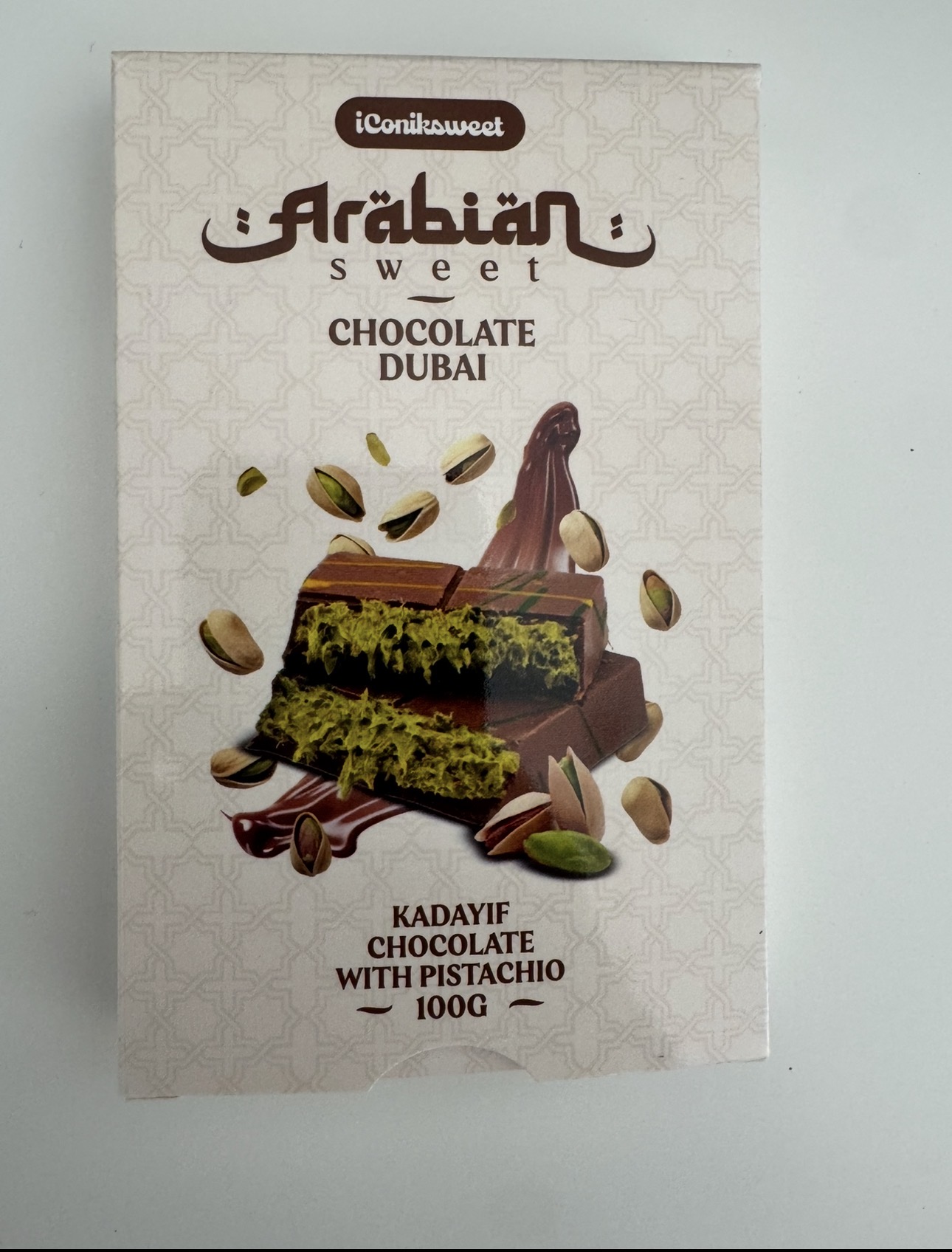 Tablette Chocolat De Dubai