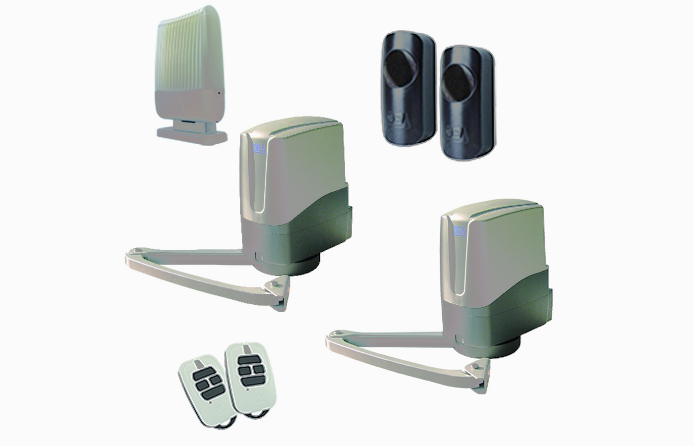 Kit Moteur Geko Pour Portail Battant 2 Vantaux