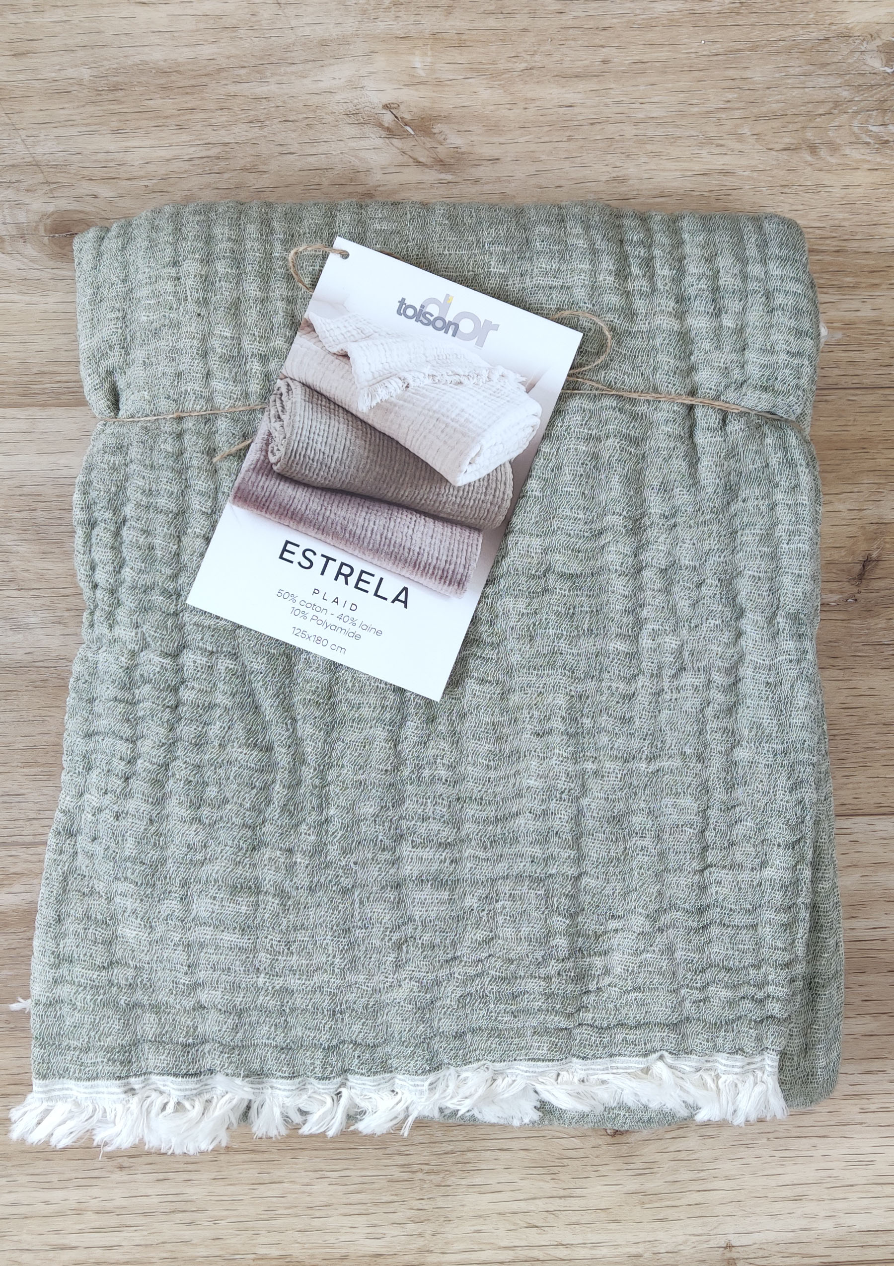 Plaid Estrela Amande