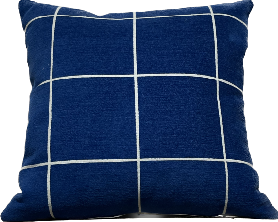 Coussin Carré Bleu